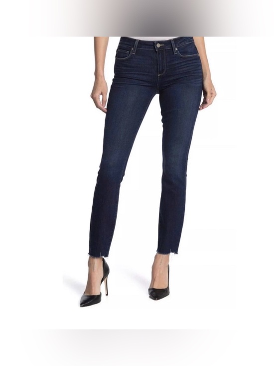 PAIGE Denim - PAIGE Denim Verdugo Ankle in Darton Distressed Raw Frayed Hem Jeans Skinny 29